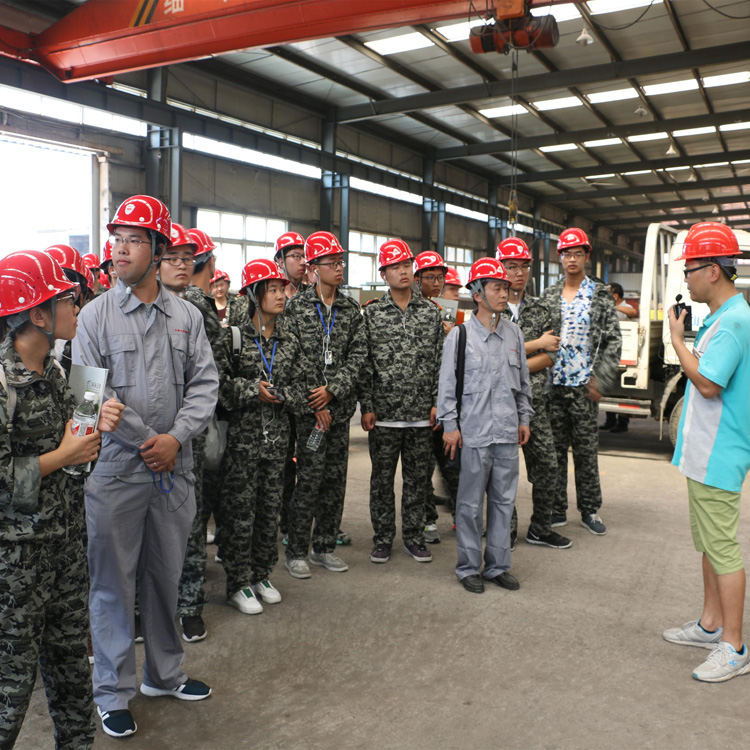 中国石油大学师生来山东贝特环保公司参观学习、交流